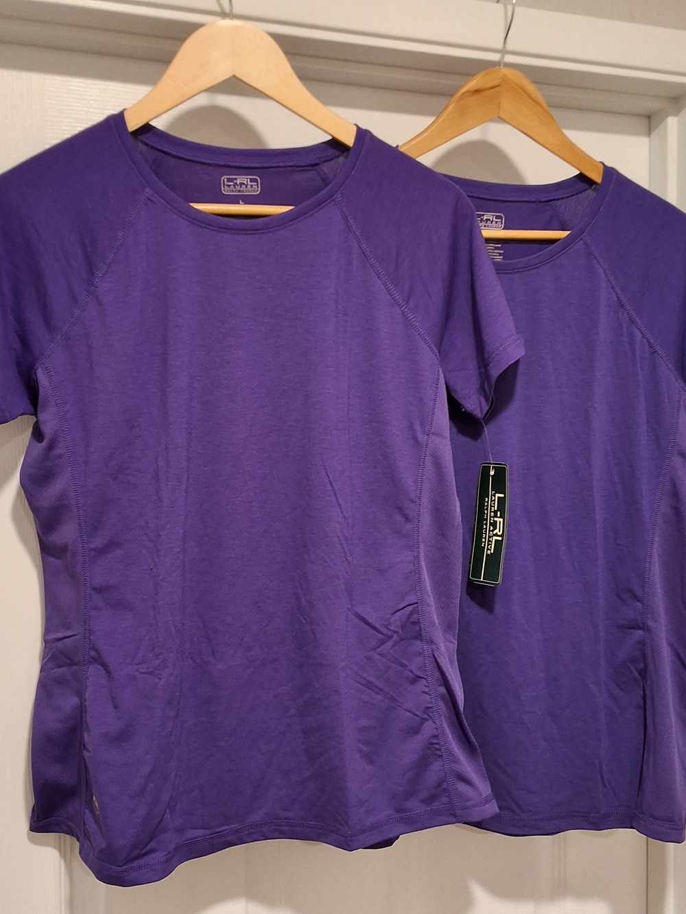 Lauren Ralph Lauren Purple Performance Crew Neck Tee